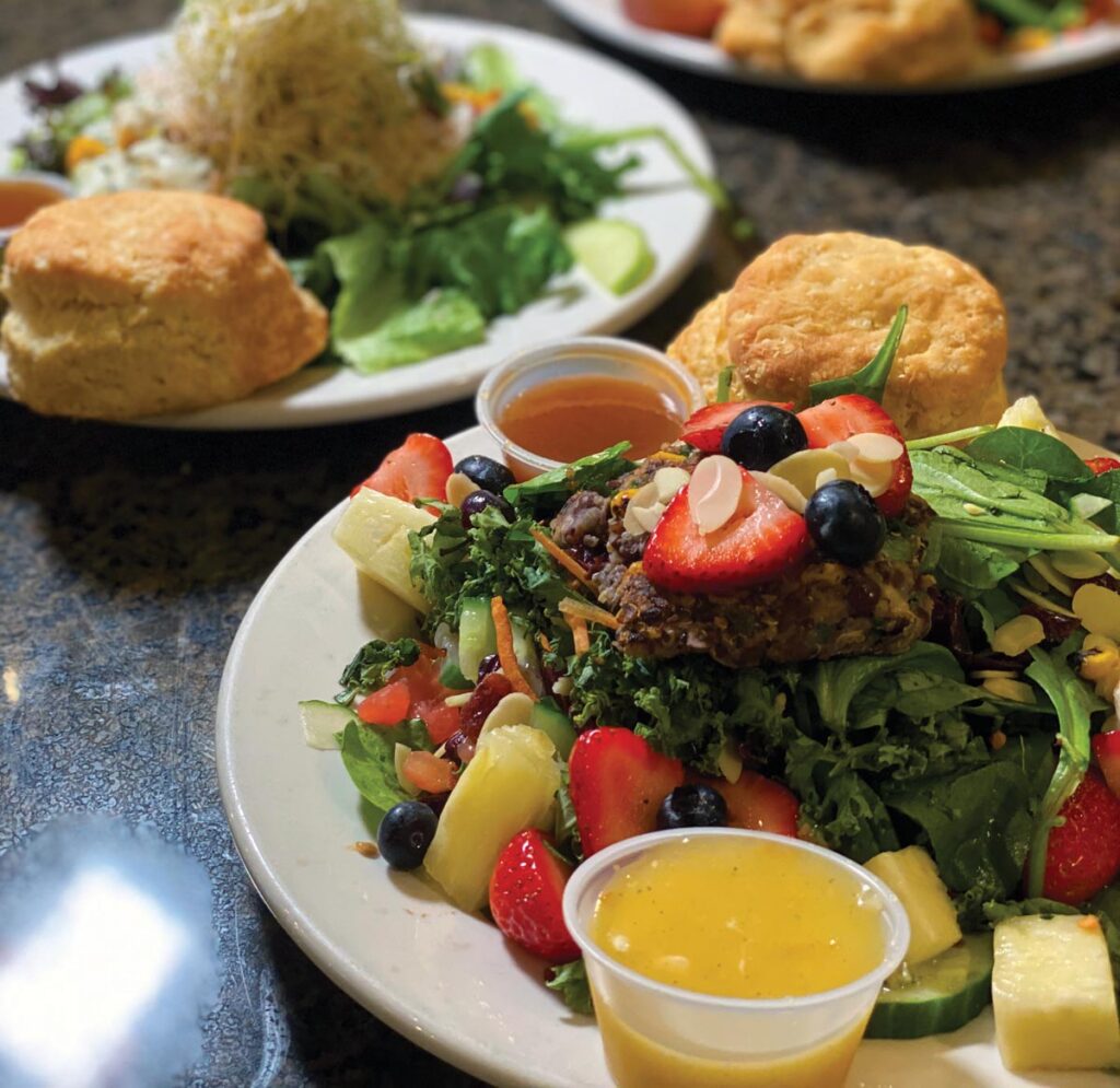 Fresh ingredients and colorful, feel-good dishes make every plate live up to the name at Berry Fresh Café. Photo courtesy of Berry Fresh Café
