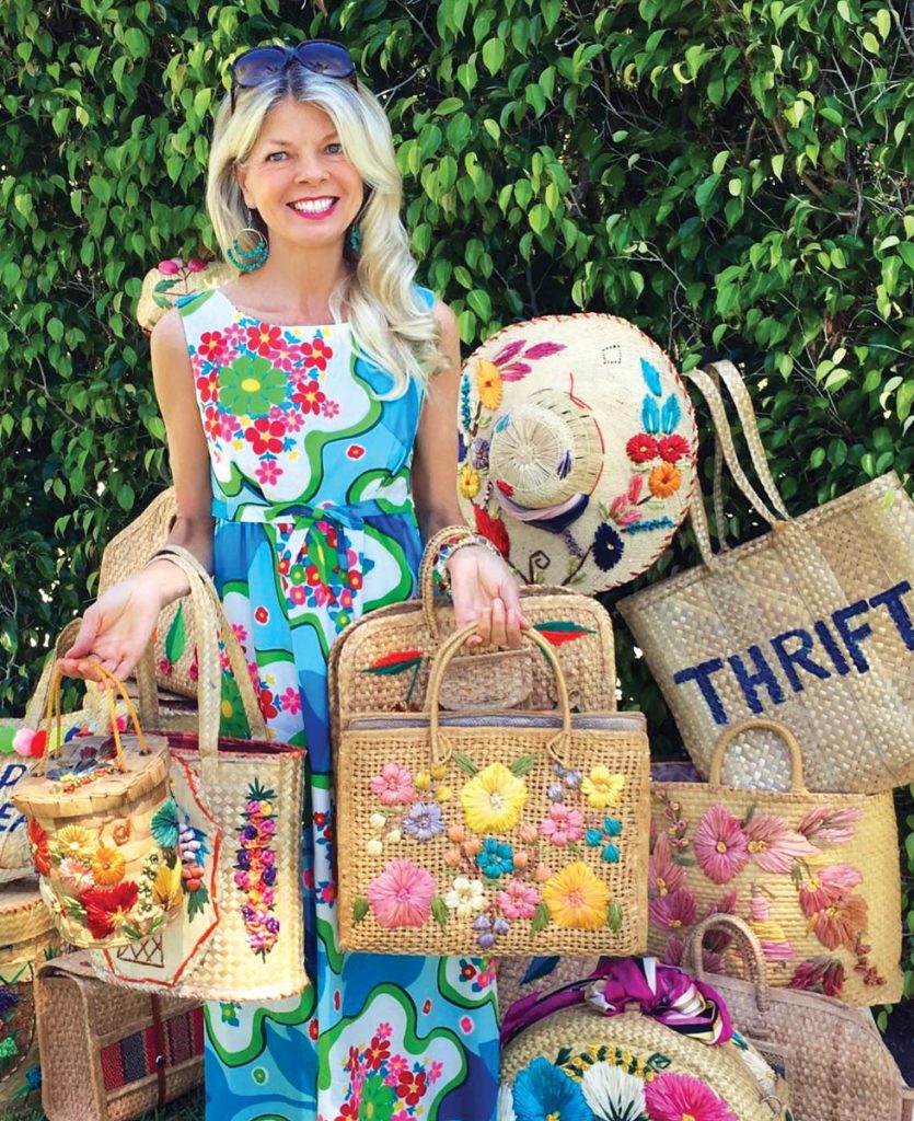Palm Beach Thrifters founder Ambie Hay has turned a lifelong love of treasure hunting into a social media sensation. Photo courtesy of Ambie Hay