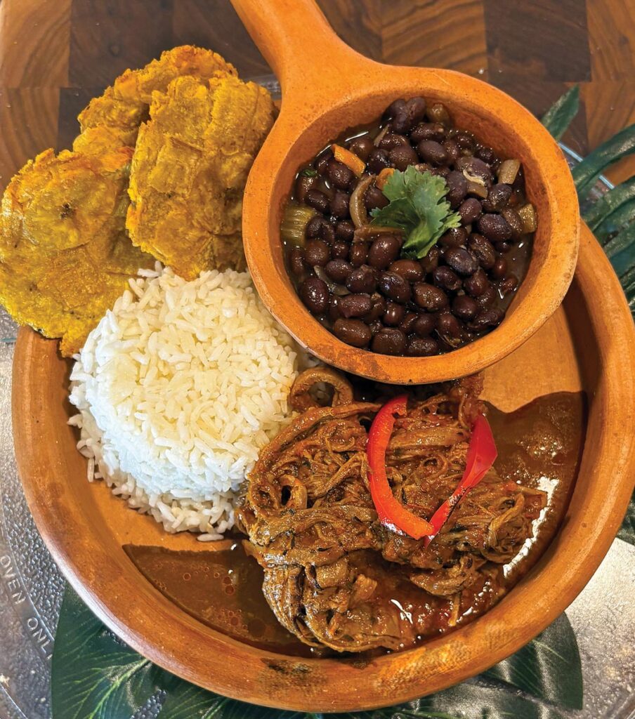 Ropa vieja bowl. Photo courtesy of Old Havana Café