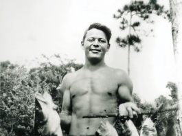 Local Lore: Trapper Nelson’s Tale Trapper Nelson with fish in the 1930s. Photo courtesy of Loxahatchee River Historical Society