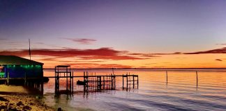 Waterfront sunsets are part of the fun. Photo by George LaBonte