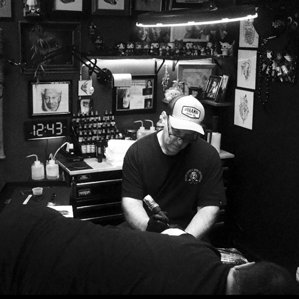 Darren Woerner, Timeless Tattoo. Photo by Colin Arrogancia