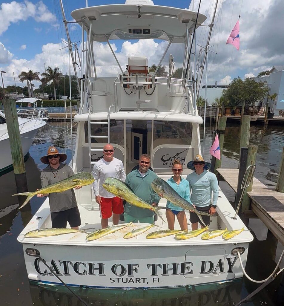 Reel in offshore favorites with Catch of the Day Charters. Photo courtesy of Catch of the Day Charters