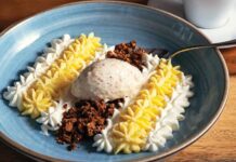 Save Room for Dessert at Hudson’s on the River Deconstructed coconut cream pie. Photo courtesy of Hudson’s on the River