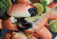Indulge in Stone Crab Season Stone crab season runs from October 15 through May 1, bringing one of Florida’s favorite delicacies back to the table. Photo courtesy of EatPalmBeach